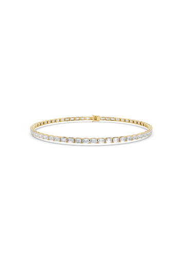 Emerald Tennis Bracelet - East West Setting
