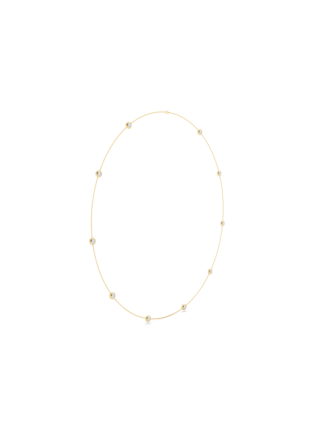Diamond By The Yard Necklace