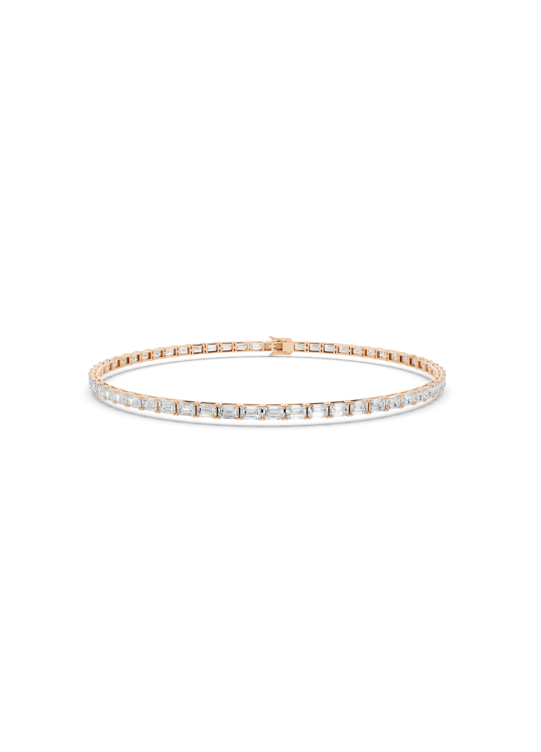 Emerald Tennis Bracelet - East West Setting