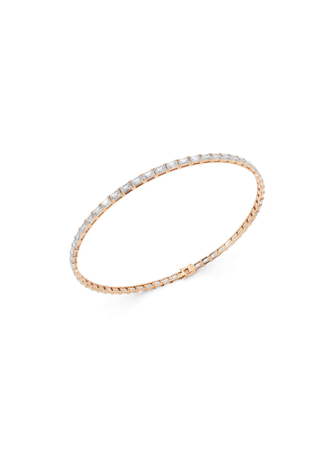 Emerald Tennis Bracelet - East West Setting