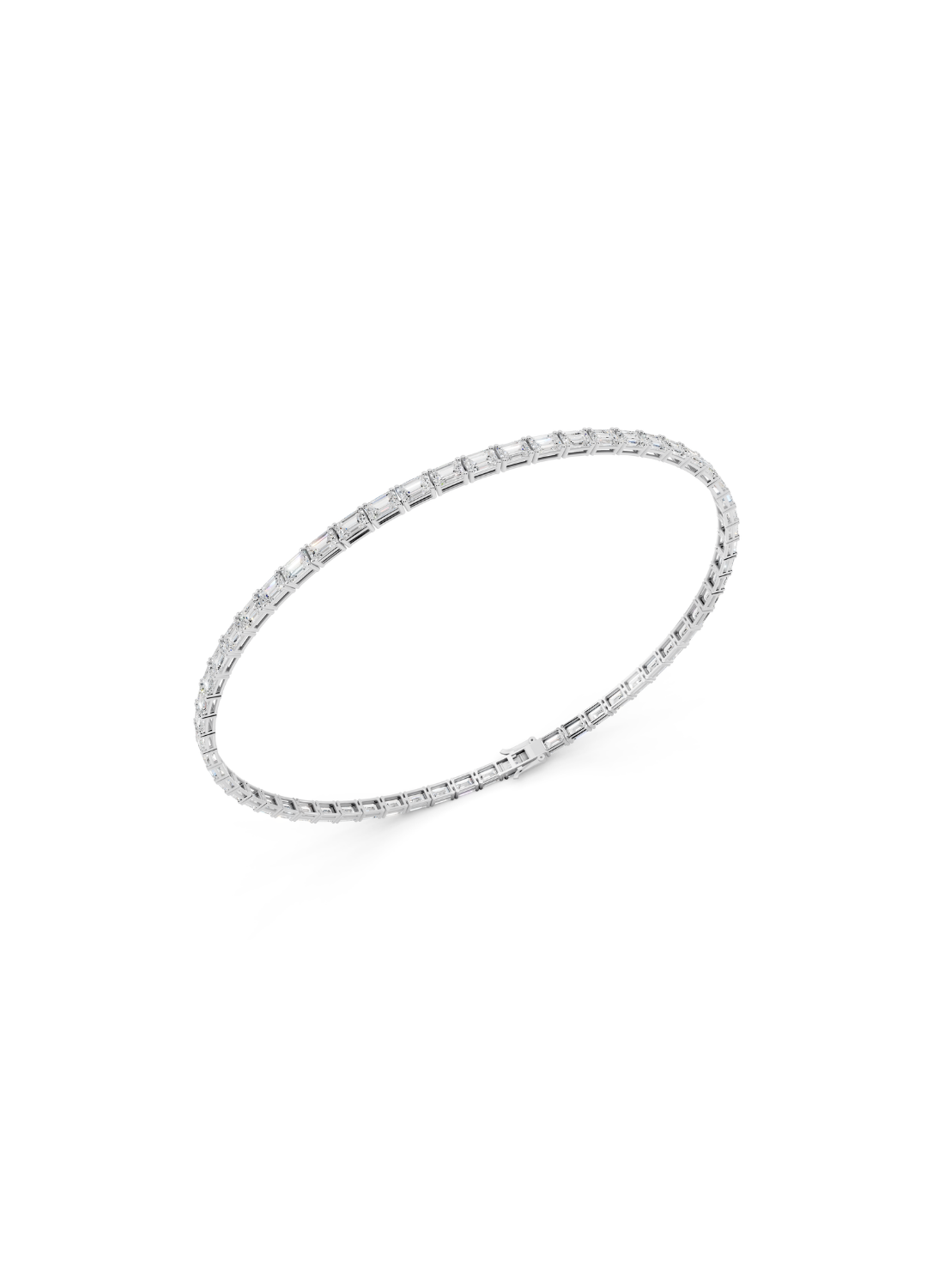 Emerald Tennis Bracelet - East West Setting
