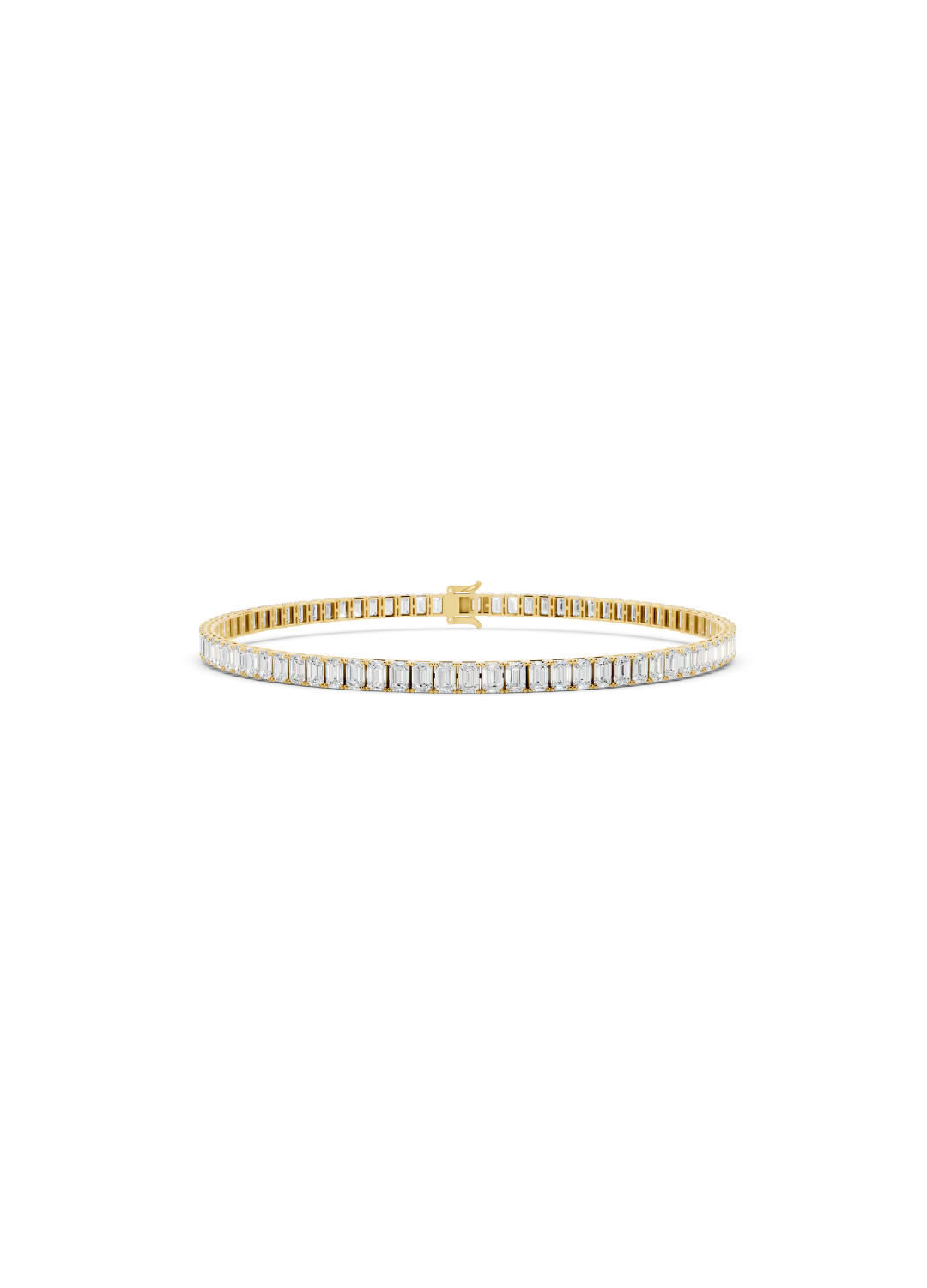 Emerald Tennis Bracelet - North South Setting