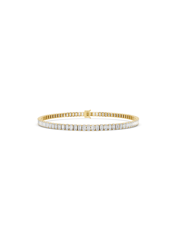 Emerald Tennis Bracelet - North South Setting