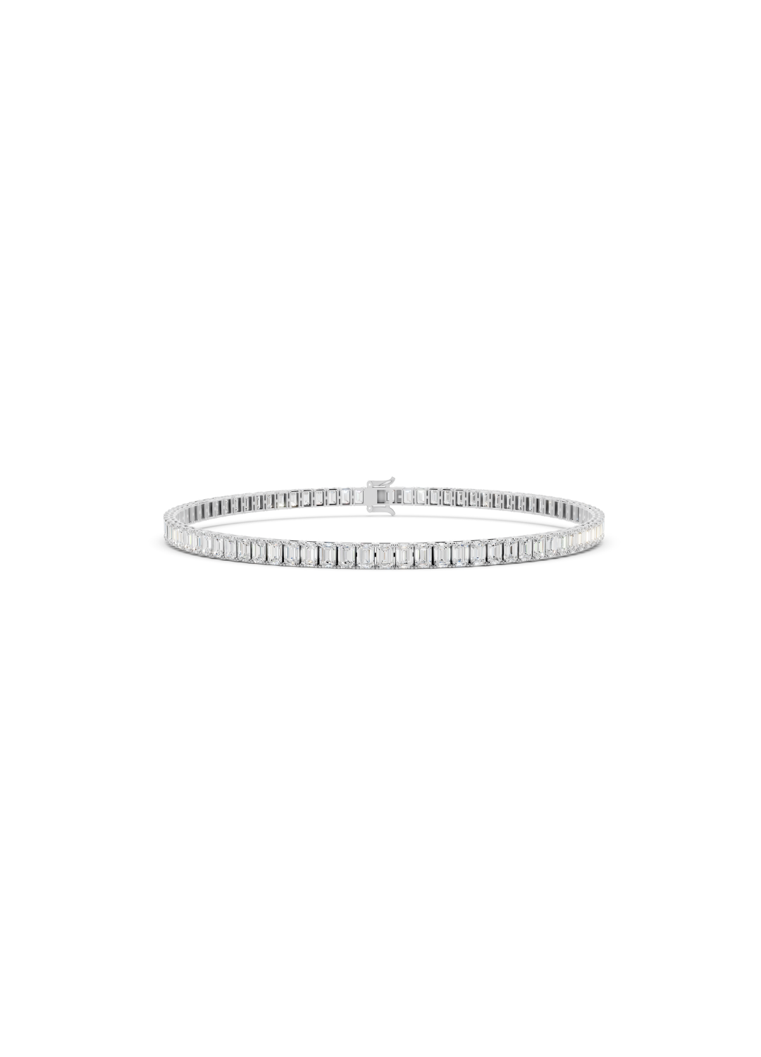 Emerald Tennis Bracelet - North South Setting