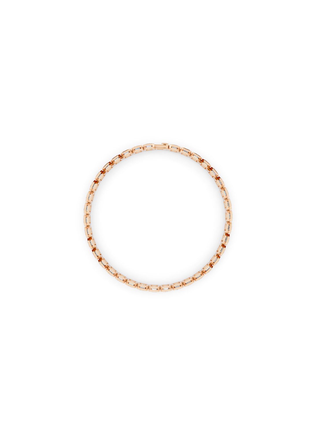 Bezel Emerald Cut Tennis Bracelet