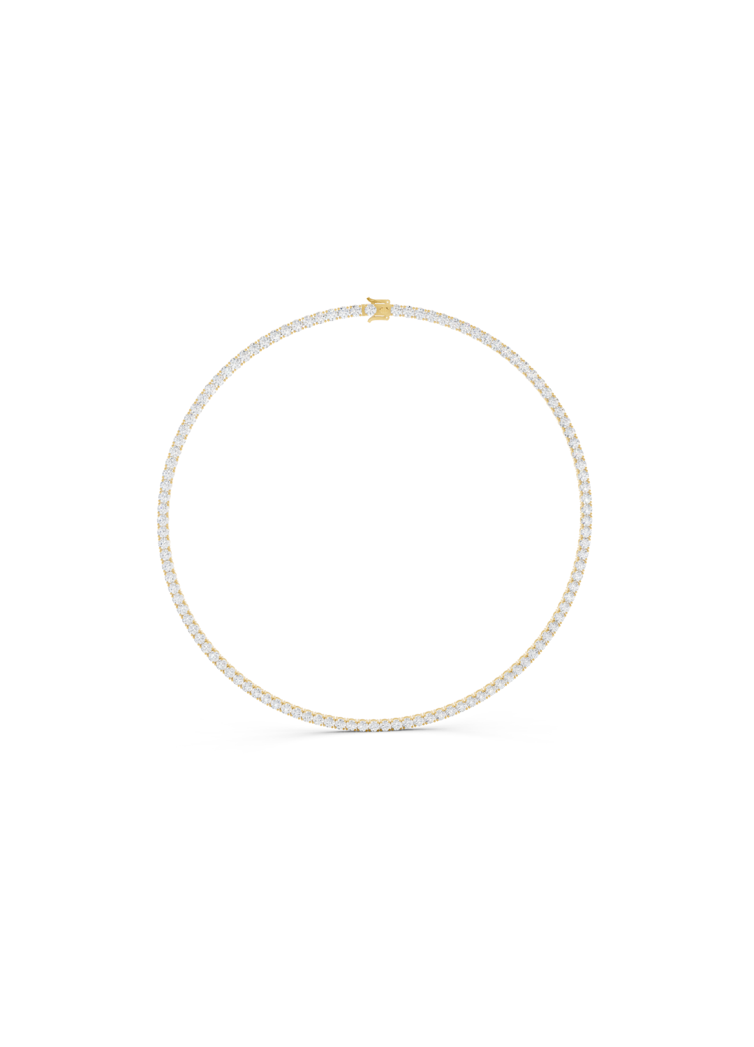 Natural Diamond Tennis Necklace