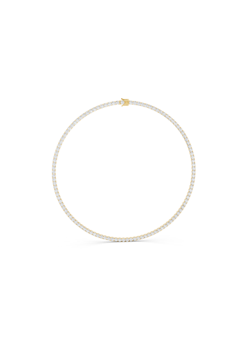 Natural Diamond Tennis Necklace