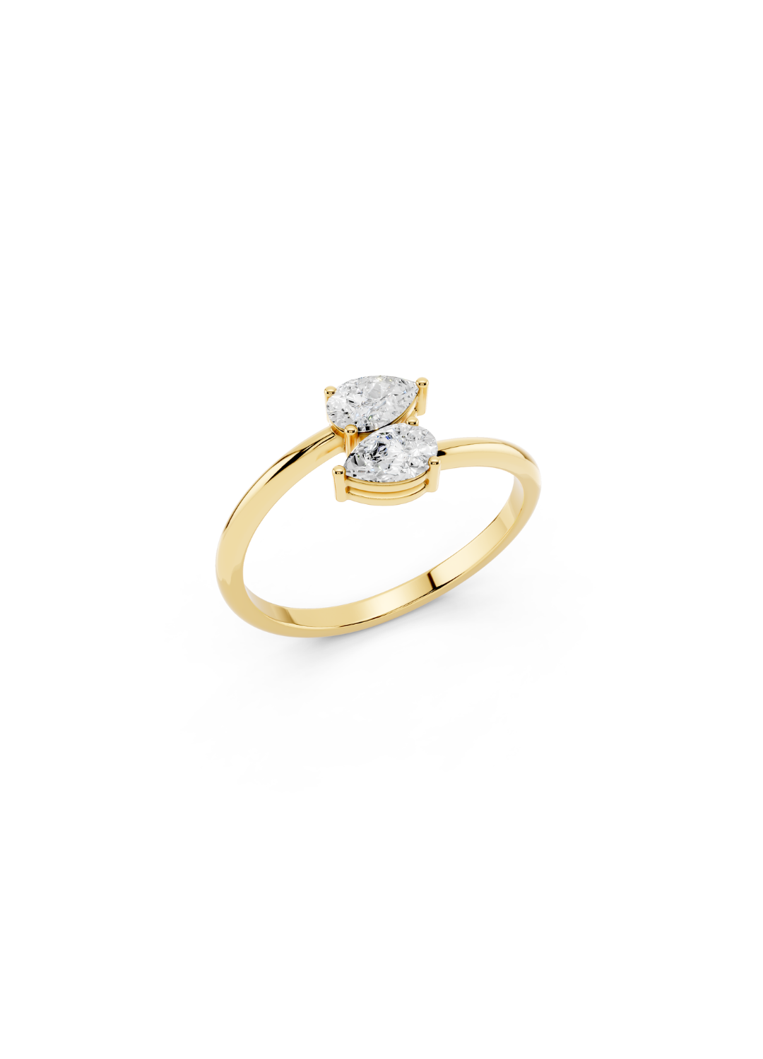 Pear Diamond Ring