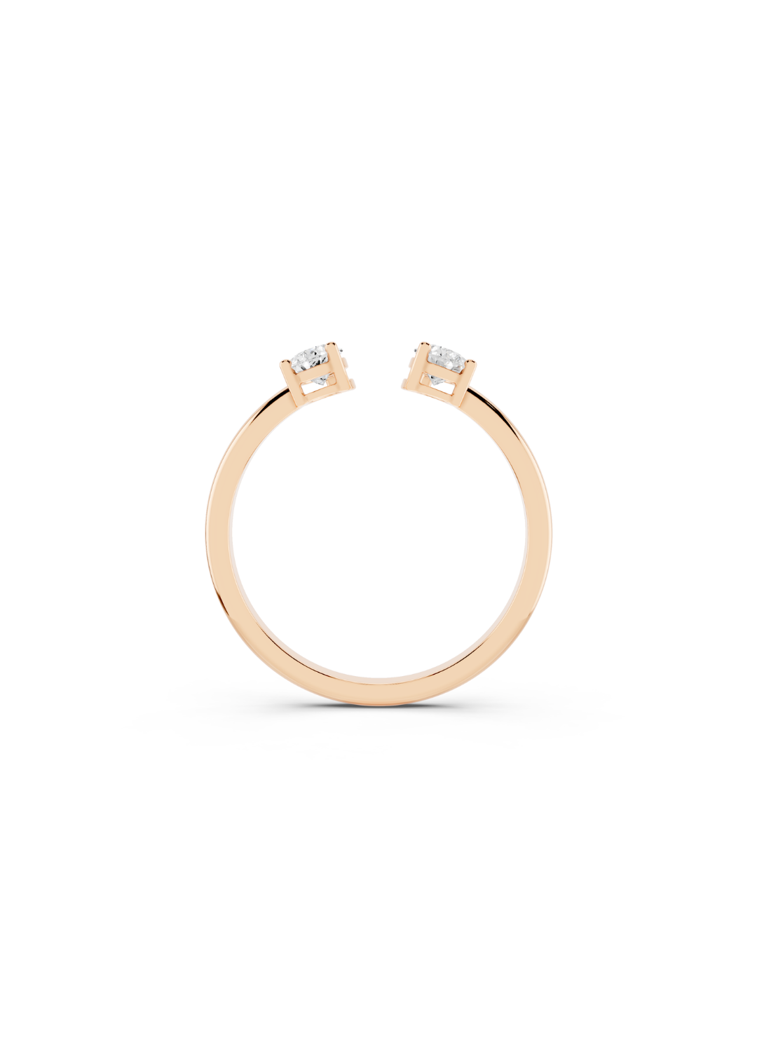 Pear Diamond Open Ring