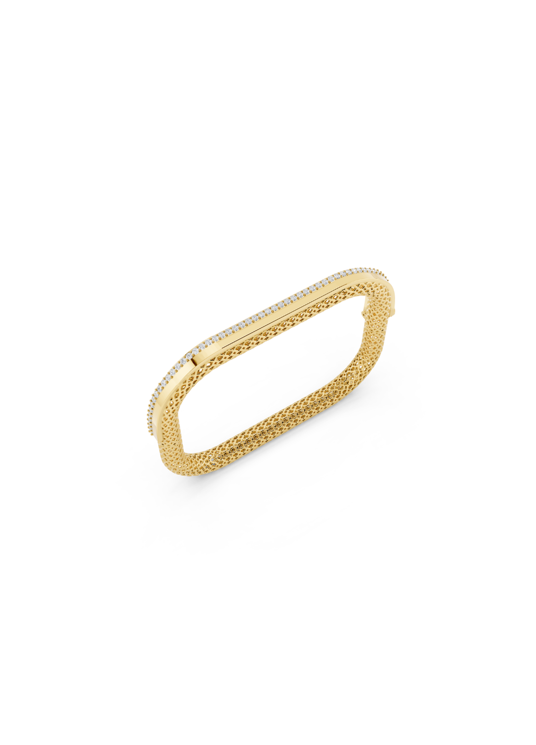 Square Filigree Diamond Bracelet