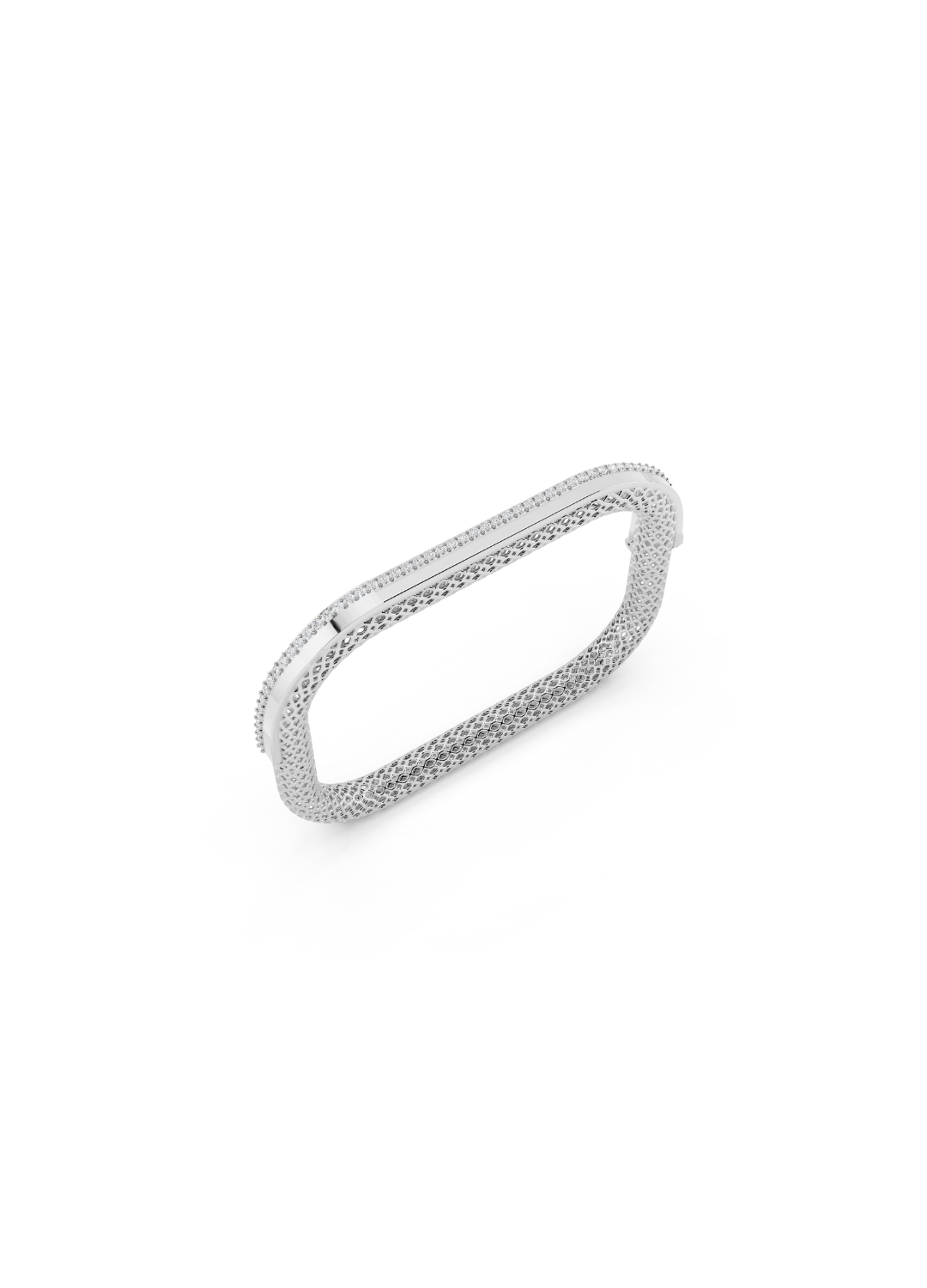 Square Filigree Diamond Bracelet