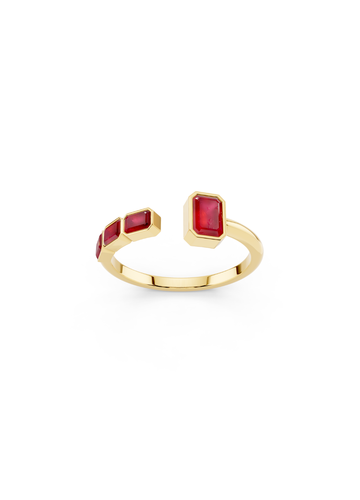 Ruby Open Cuff Ring