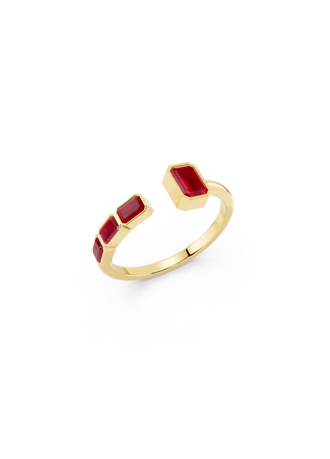 Ruby Open Cuff Ring