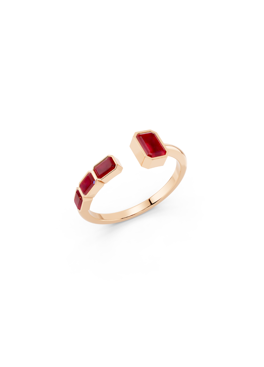 Ruby Open Cuff Ring