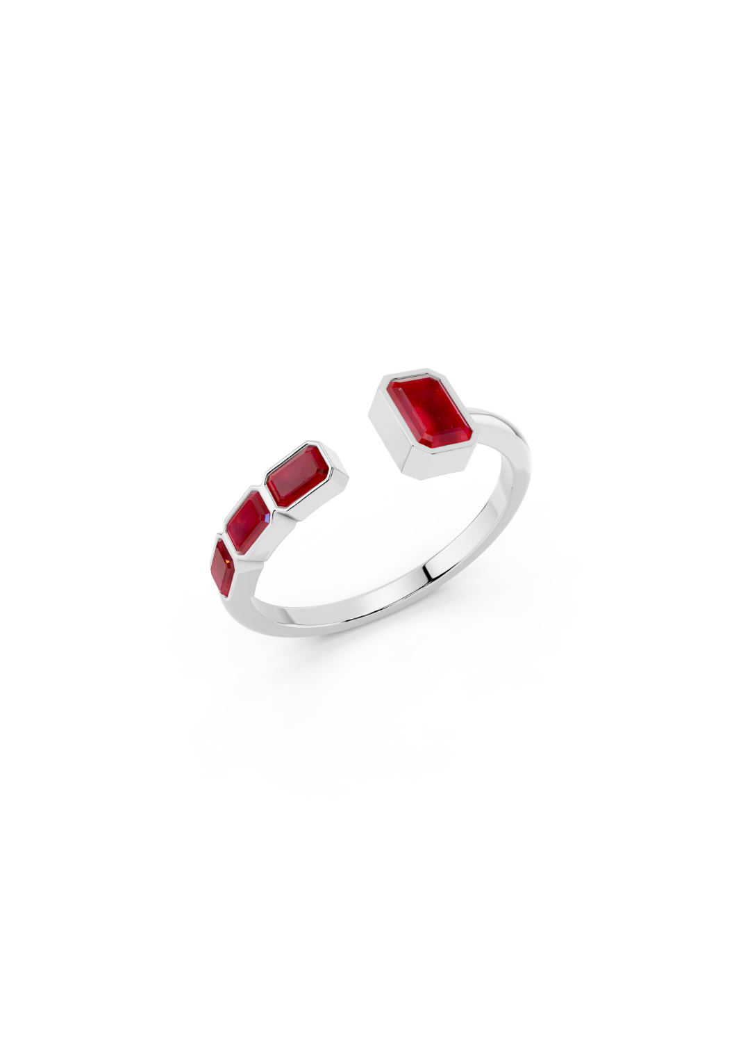 Ruby Open Cuff Ring