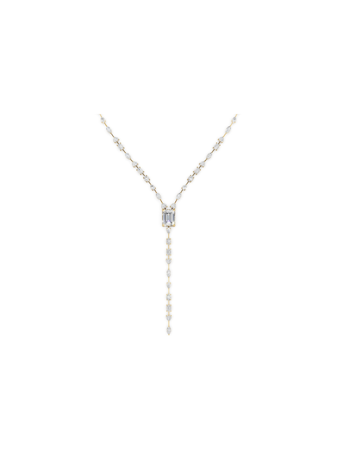 Diamond Lariat Necklace