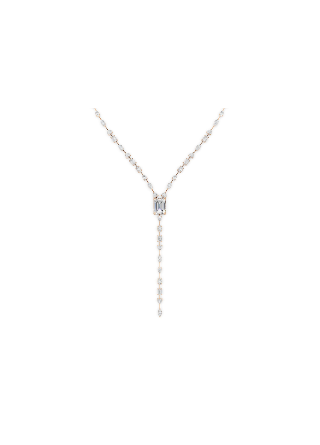 Diamond Lariat Necklace