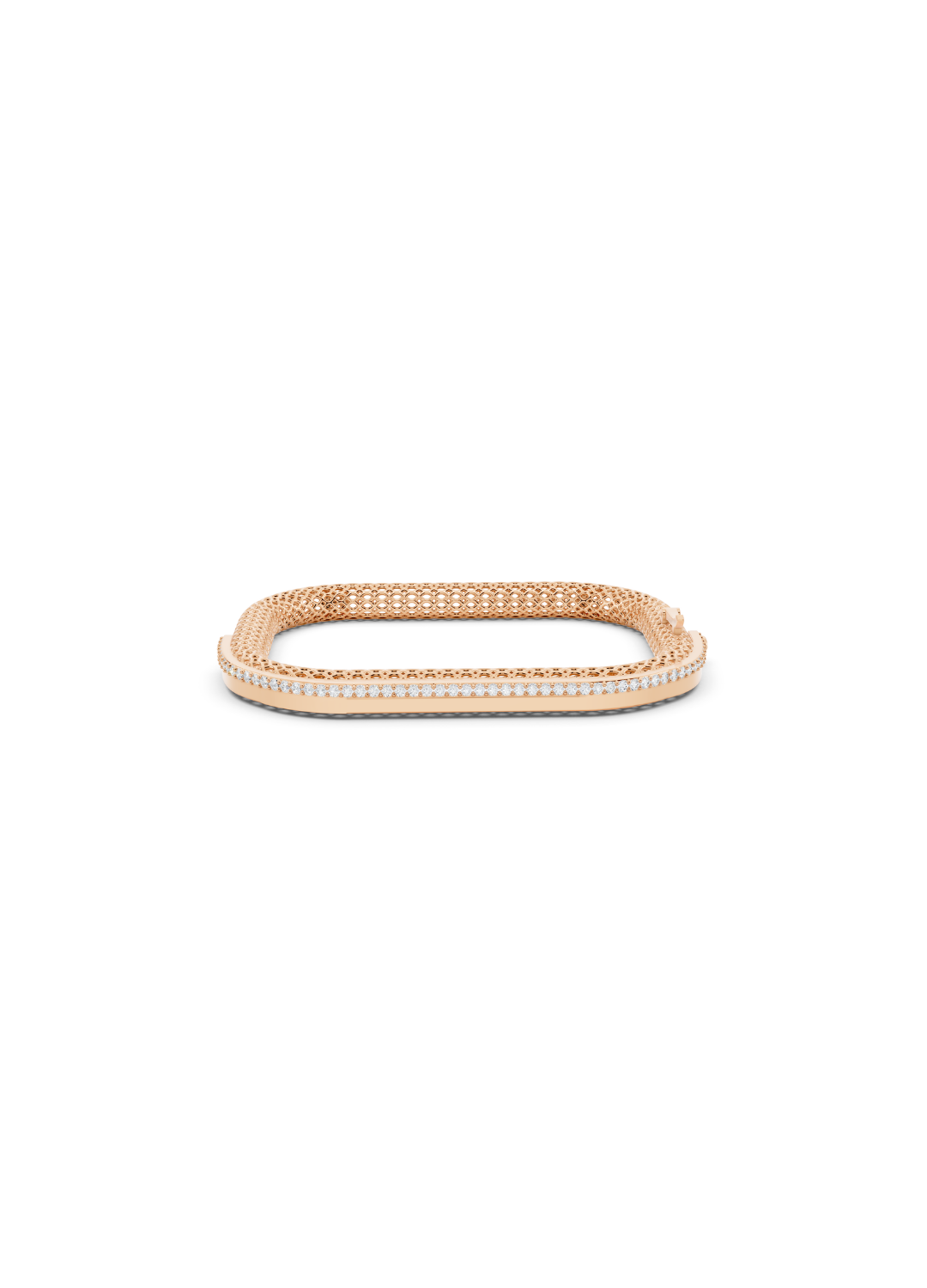 Square Filigree Diamond Bracelet