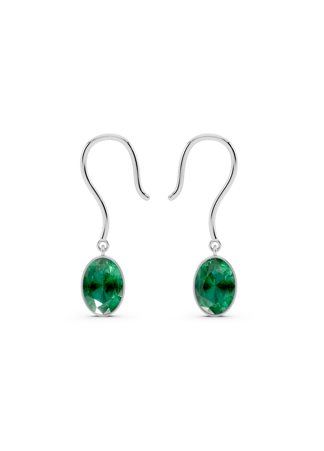 Emerald Drop Earrings