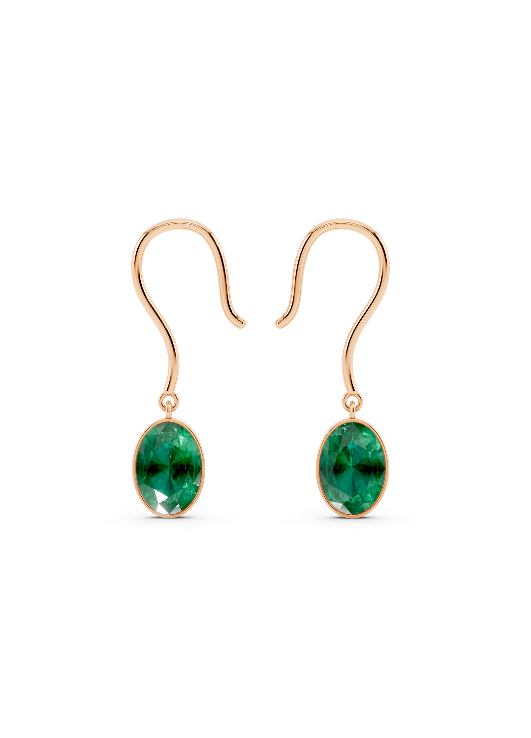 Emerald Drop Earrings