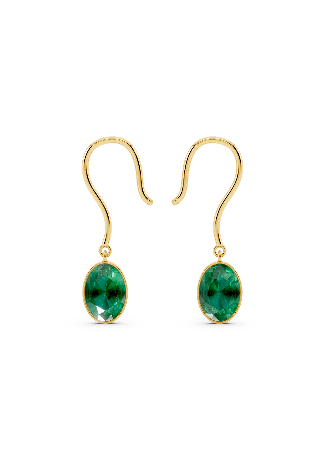 Emerald Drop Earrings