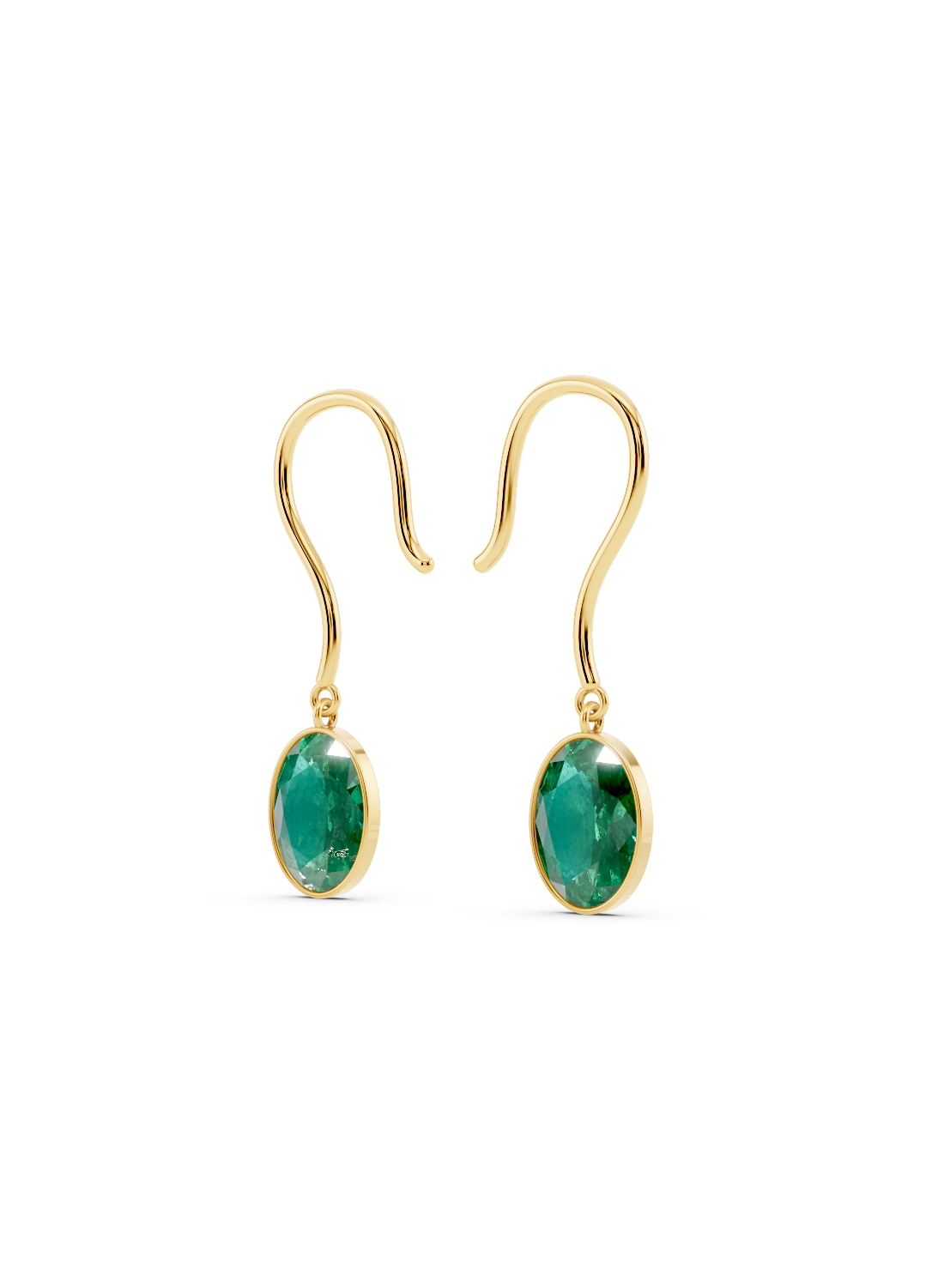 Emerald Drop Earrings