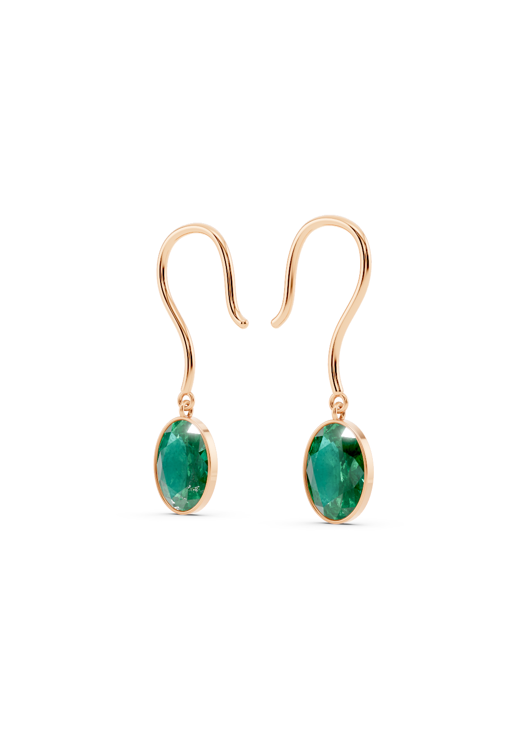 Emerald Drop Earrings