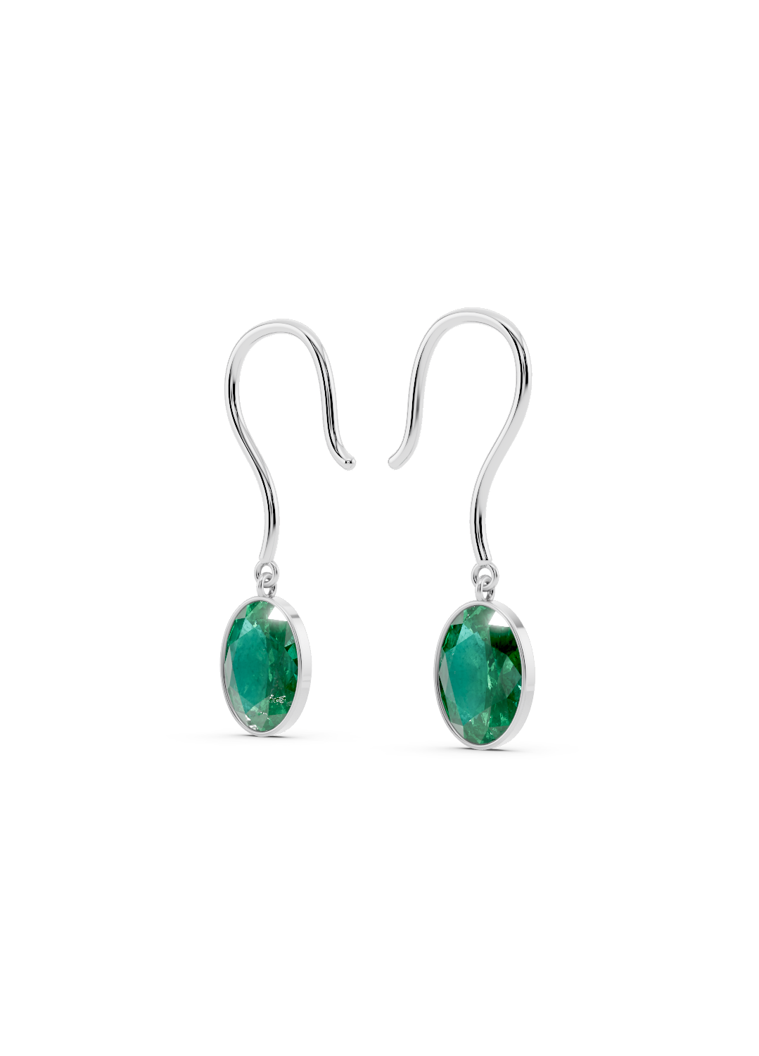 Emerald Drop Earrings