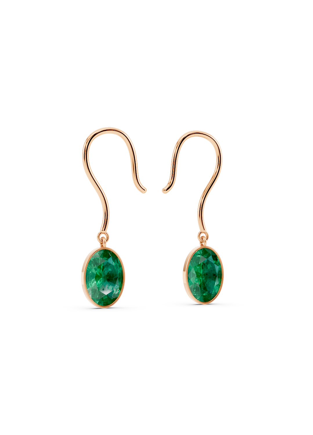 Emerald Drop Earrings