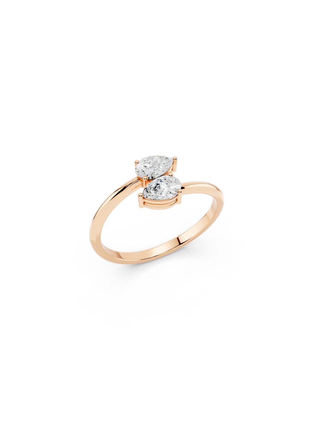 Pear Diamond Ring