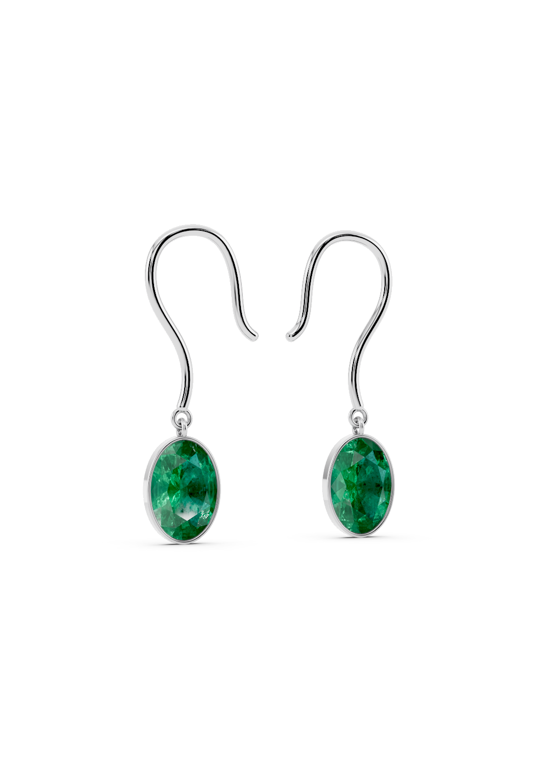 Emerald Drop Earrings