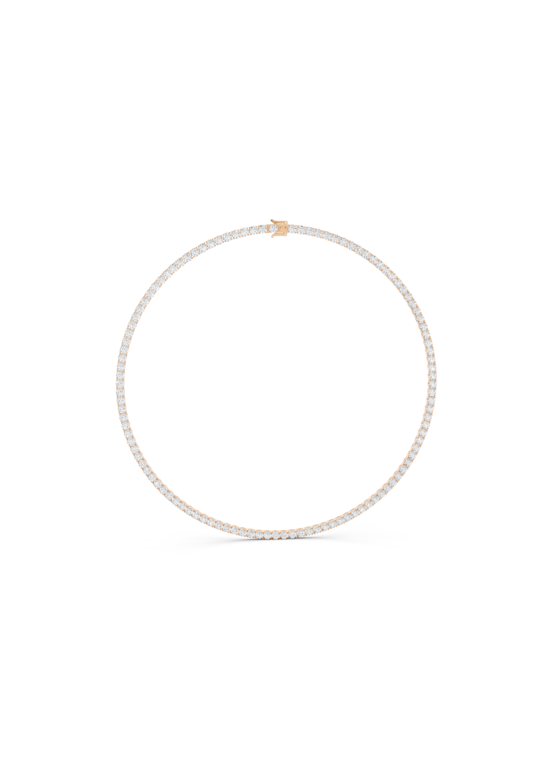 Natural Diamond Tennis Necklace