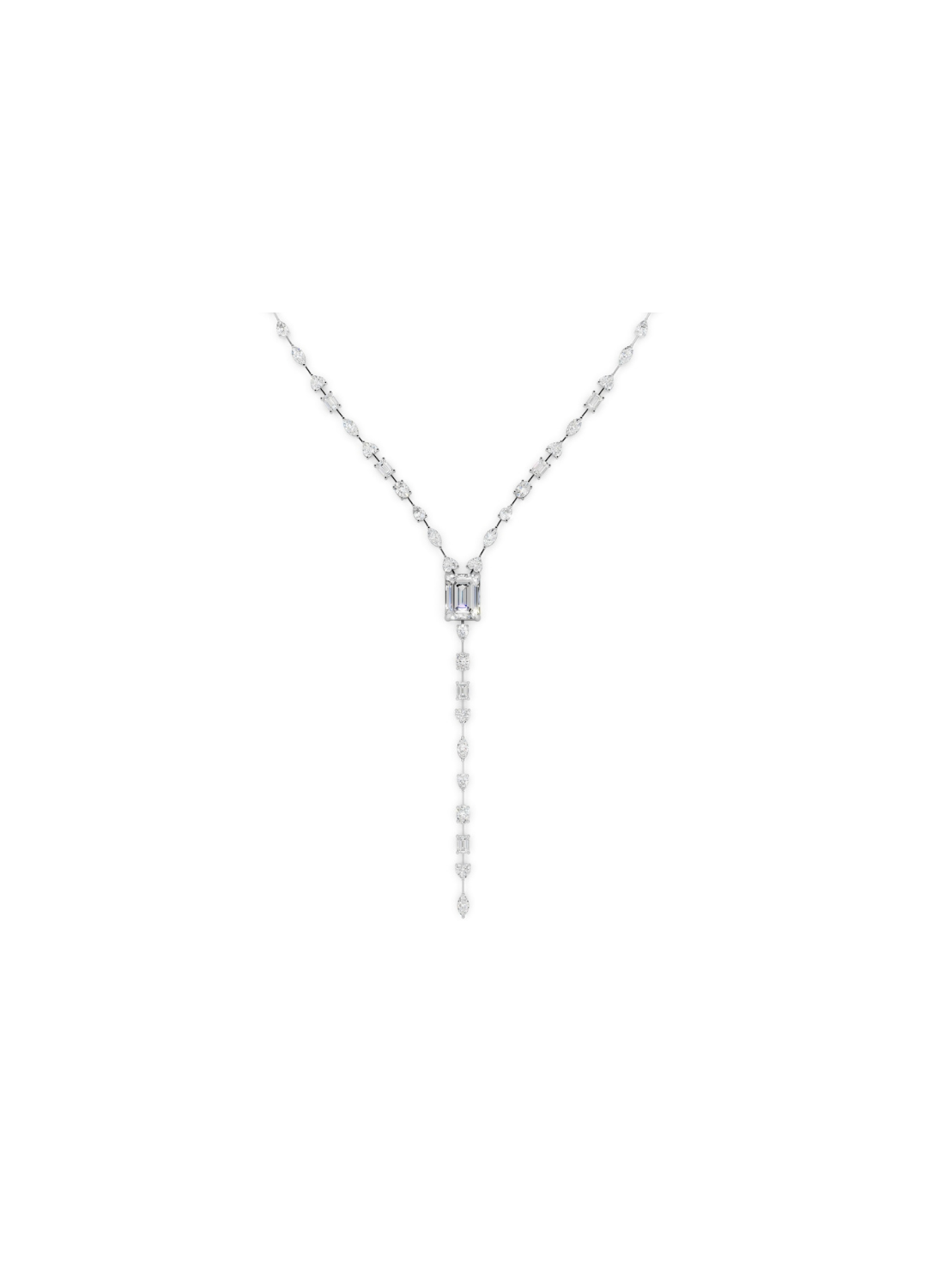 Diamond Lariat Necklace