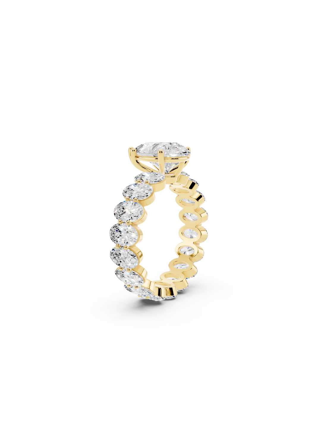 Pear-Cut Diamond Eternity Ring