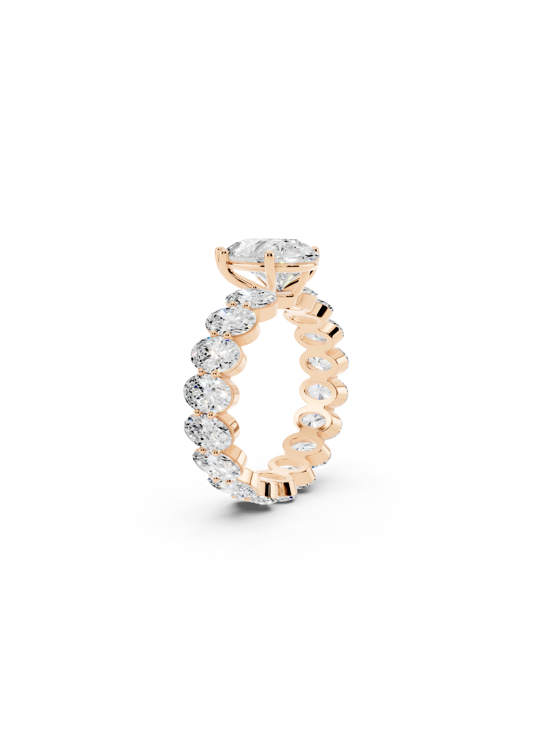 Pear-Cut Diamond Eternity Ring