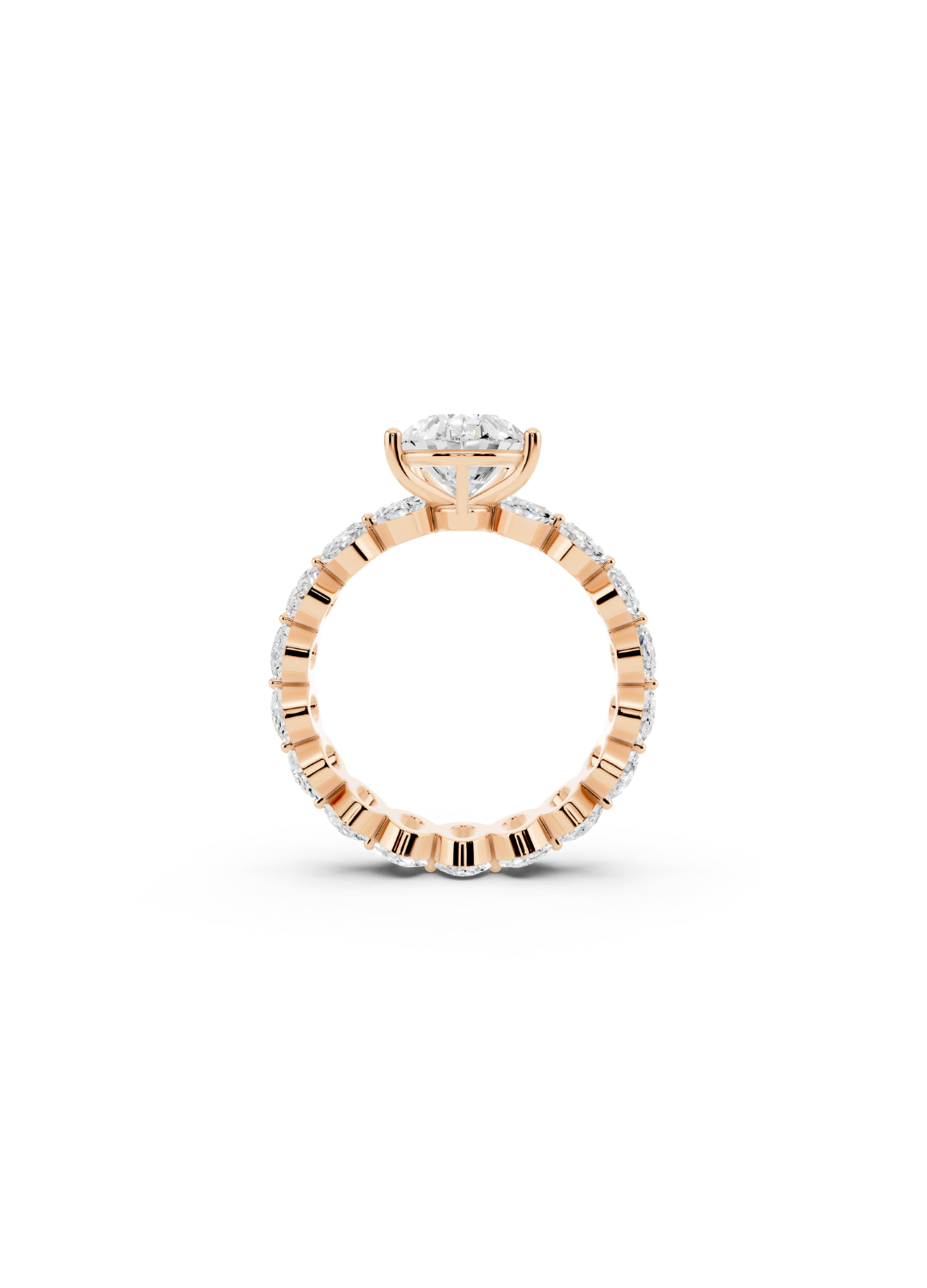 Pear-Cut Diamond Eternity Ring