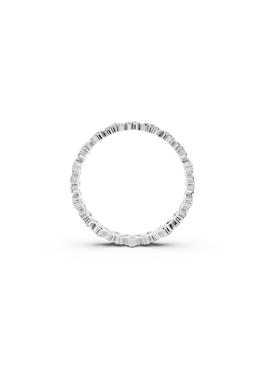 Mixed Cut Diamond Band Ring