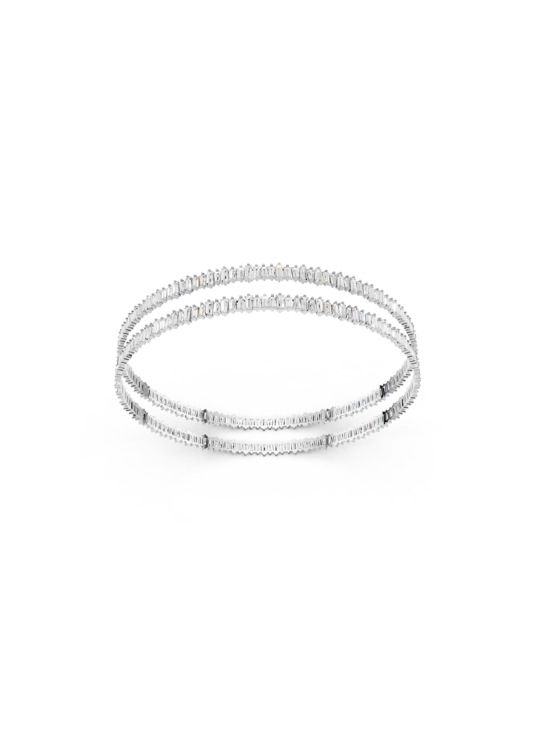 Diamond Line Bangles (Pair)