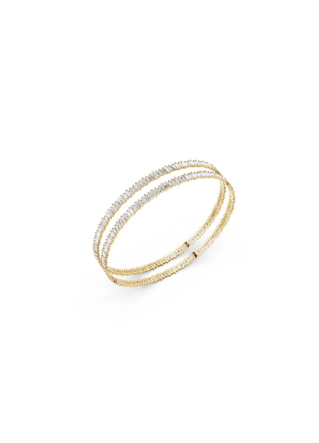 Diamond Line Bangles (Pair)