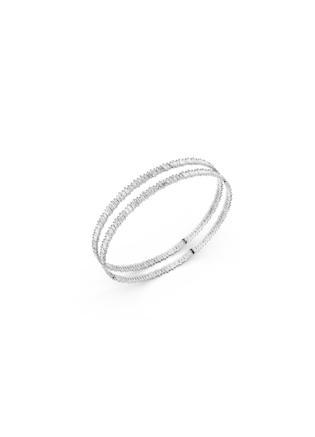 Diamond Line Bangles (Pair)