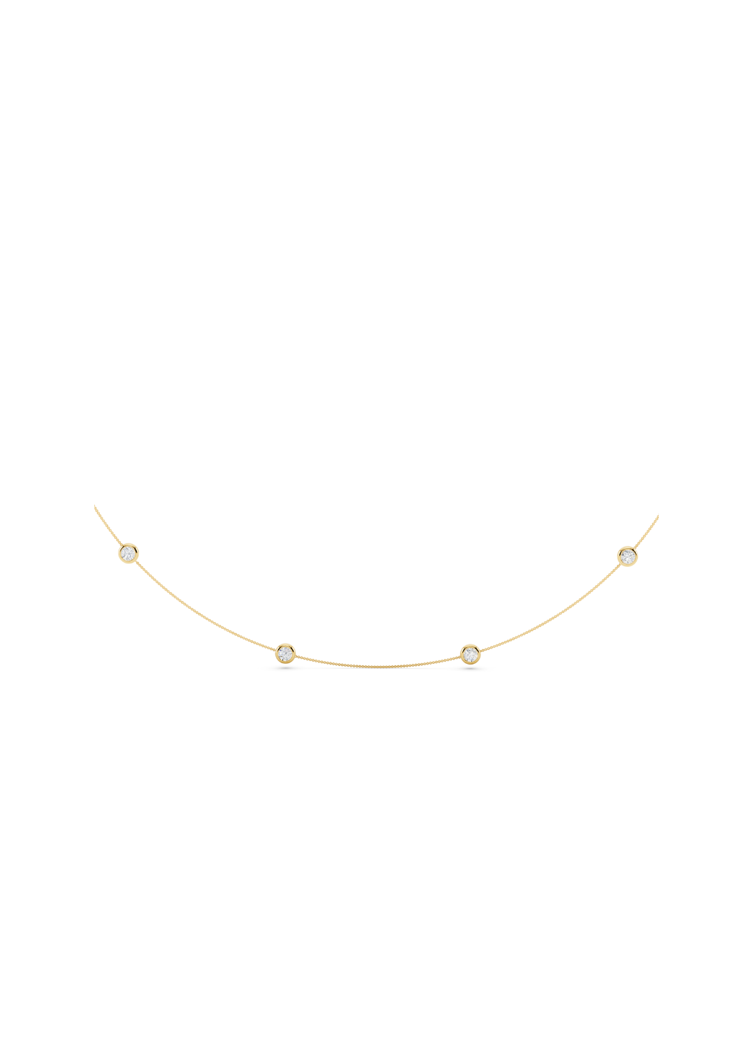 Diamond By The Yard Necklace
