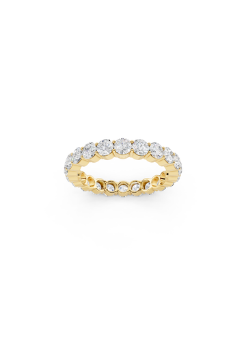Round Diamond Eternity Band