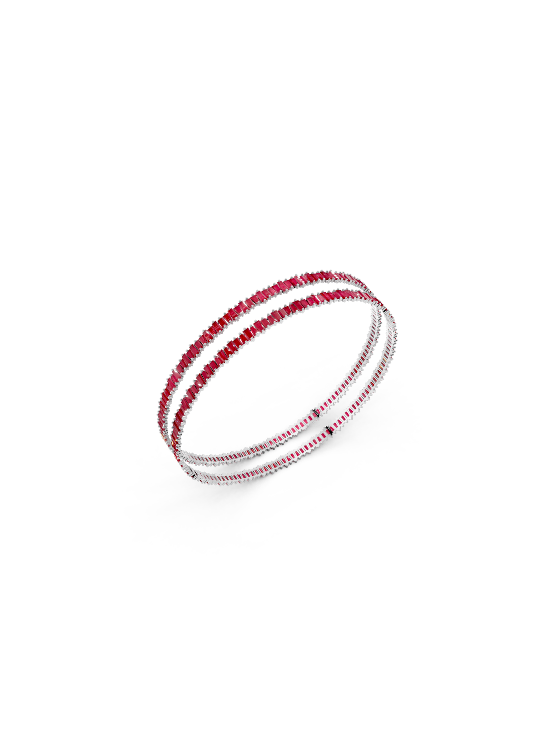 Ruby Line Bangles (Pair)