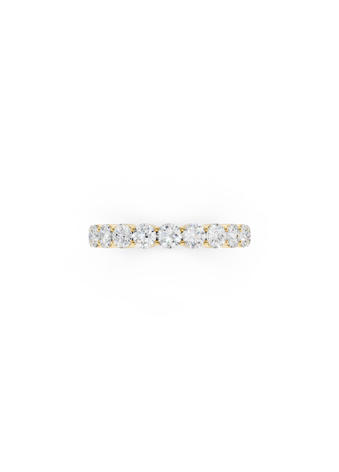 Round Diamond Eternity Band