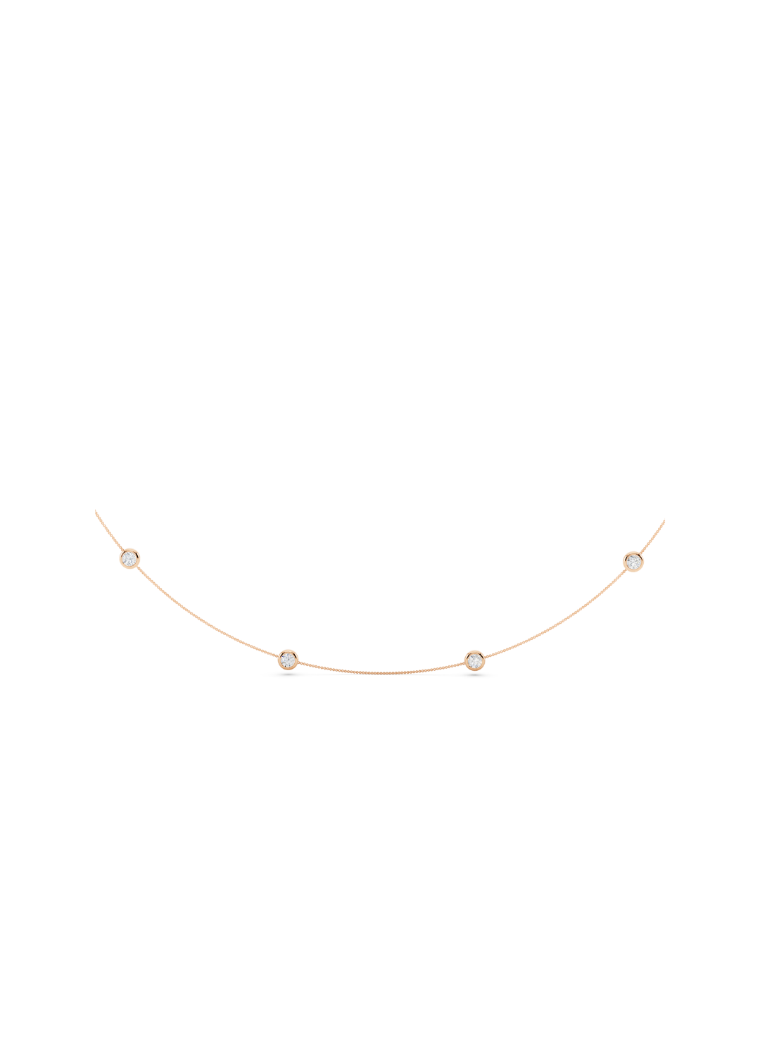 Diamond By The Yard Necklace