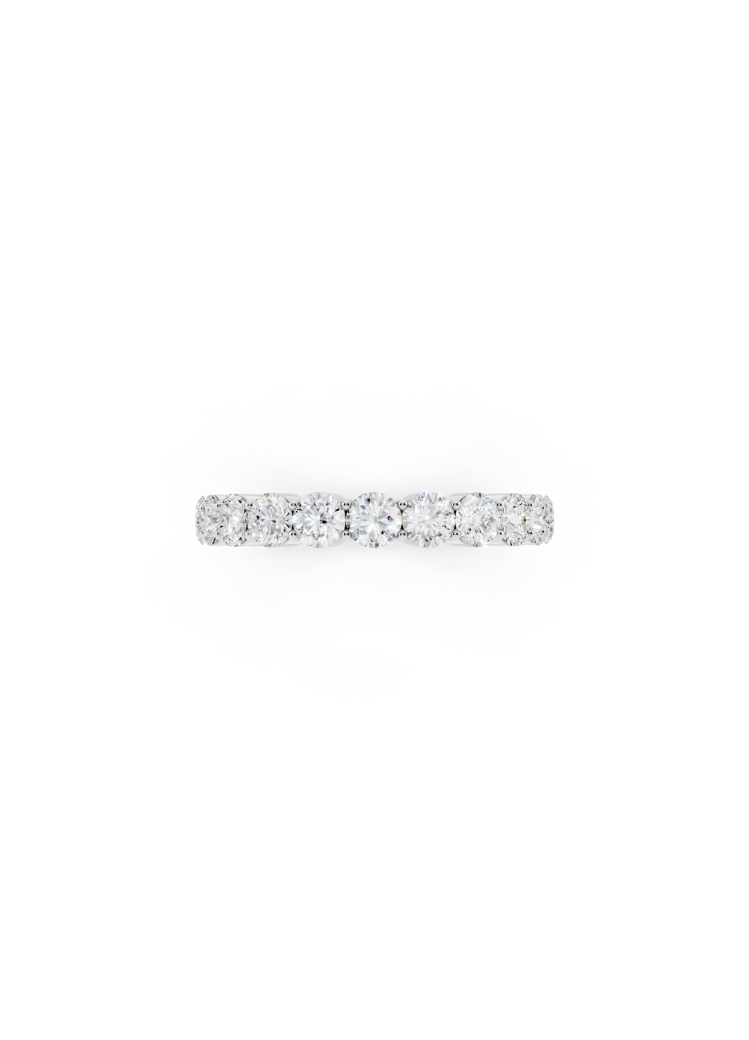 Round Diamond Eternity Band