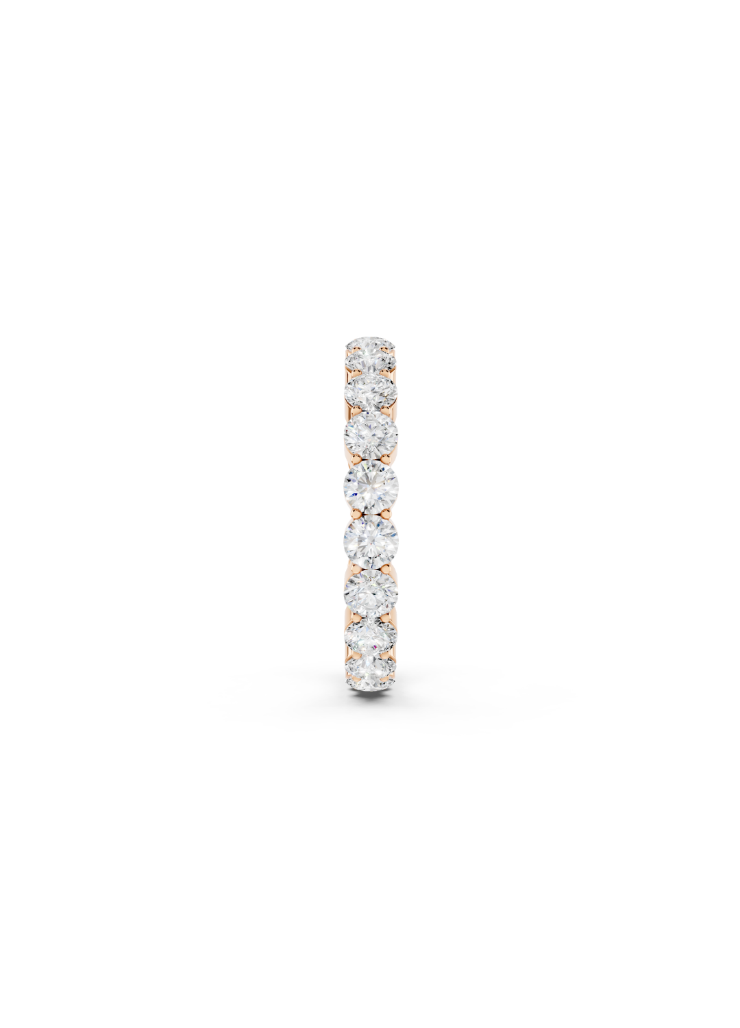 Round Diamond Eternity Band