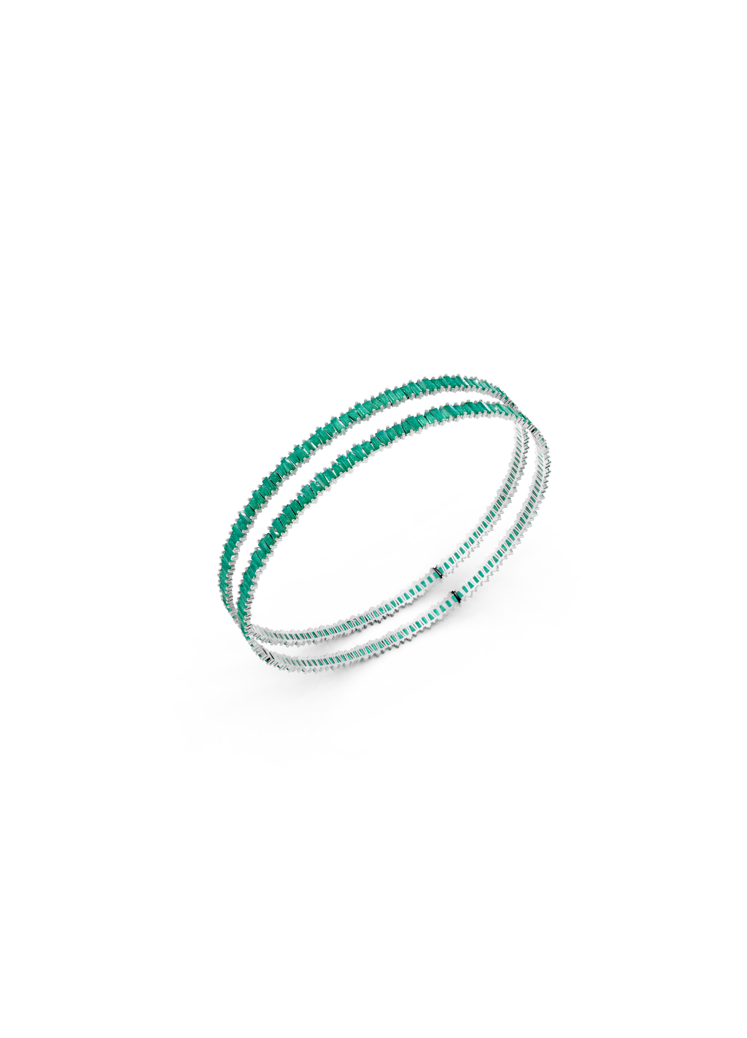 Emerald Line Bangles (Pair)