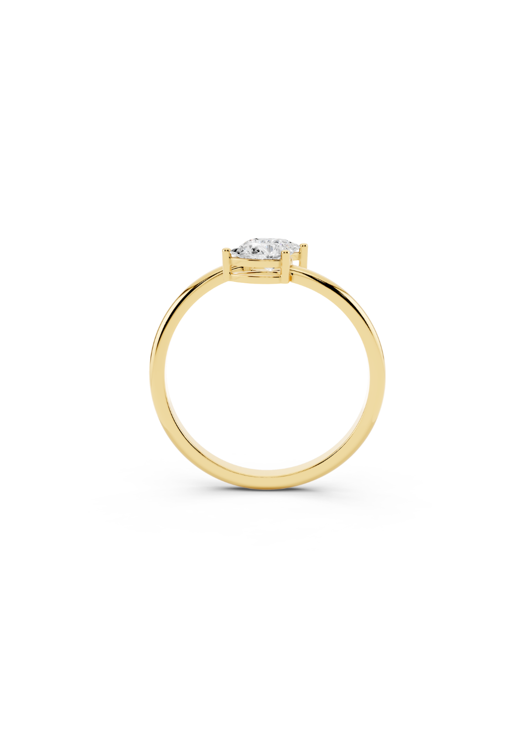 Pear Diamond Ring