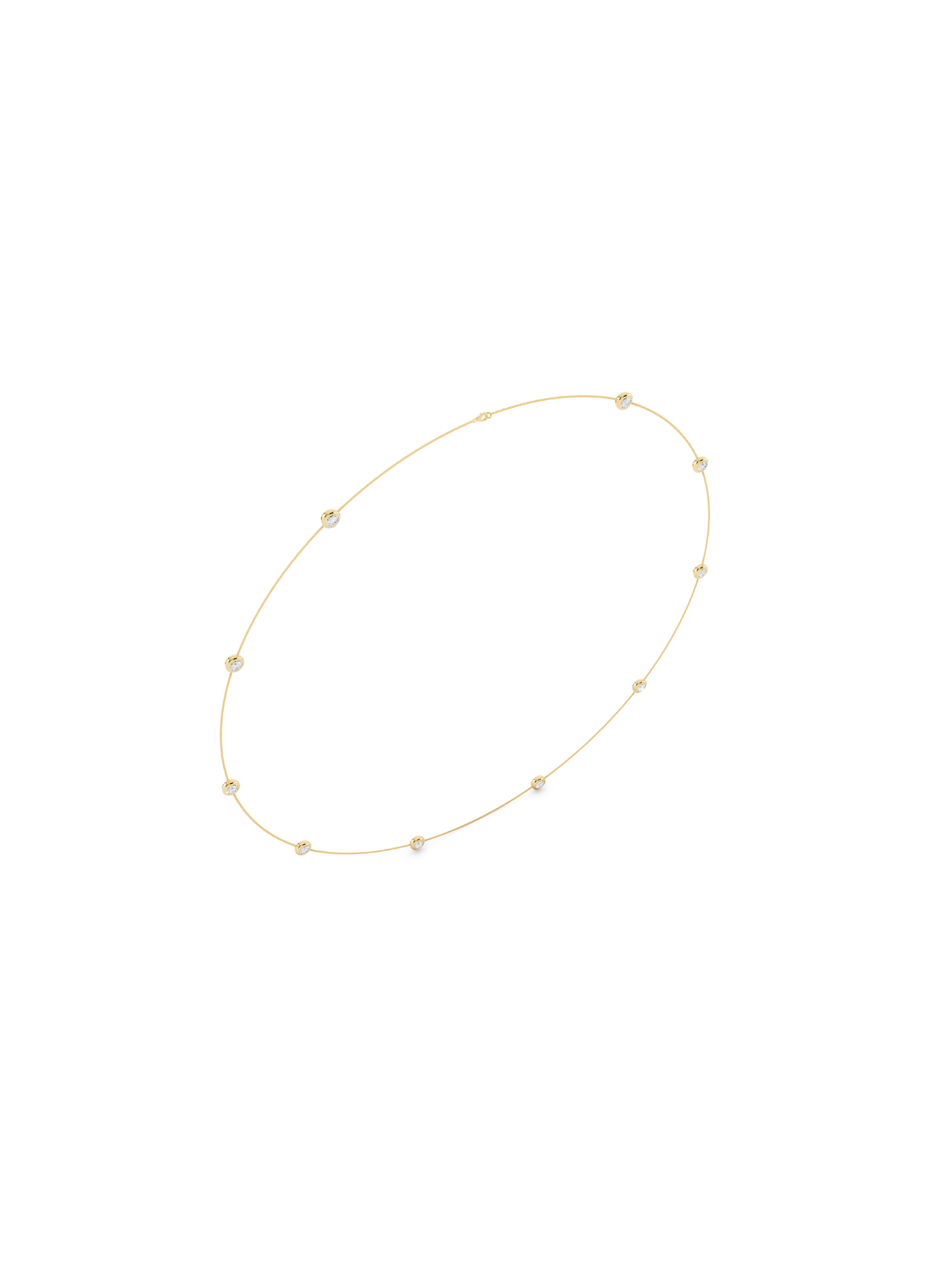 Diamond By The Yard Necklace